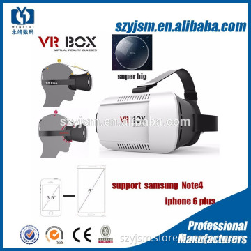 Head Mount Plastic VR BOX Version VR Virtual Reality Glasses Google Cardboard 3d Game Movie for 3.5" - 6.0" Smart Phone